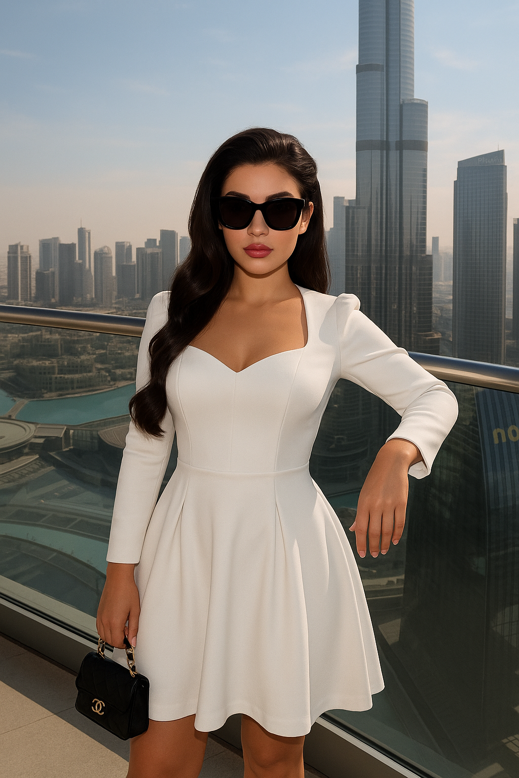 Sophia Beyaz Elbise
