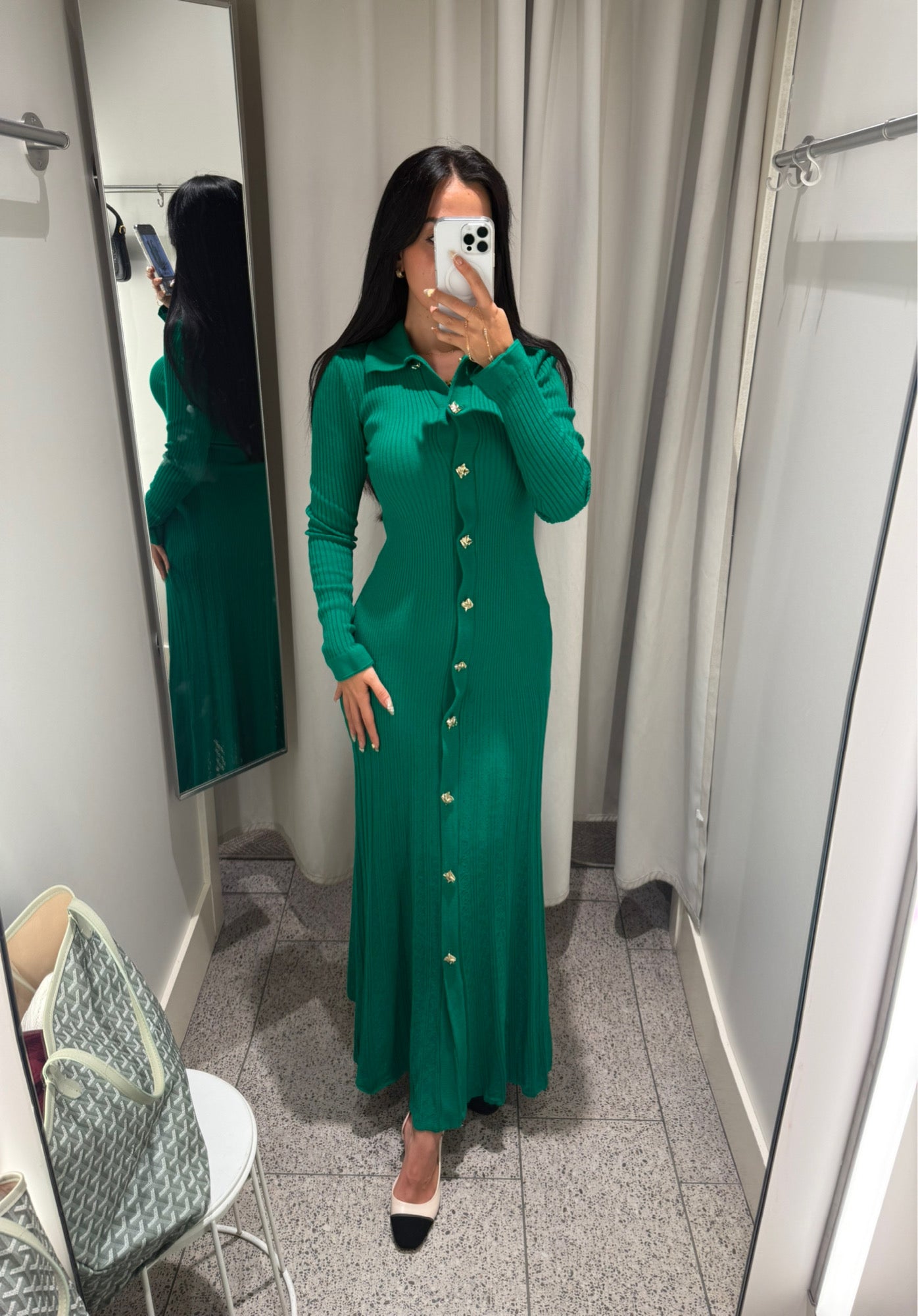Aylana Yeşil Elbise