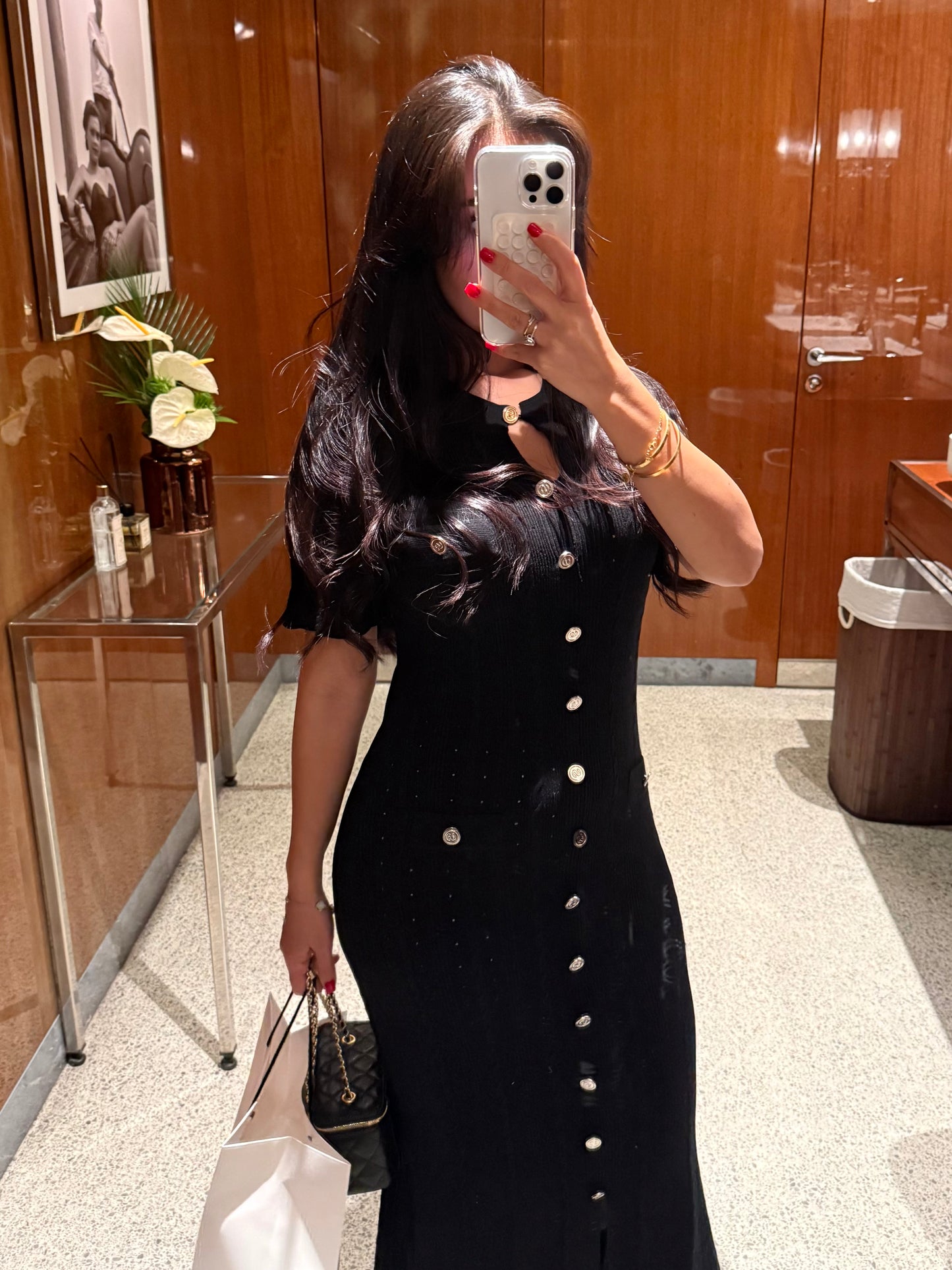 Aurora Premium Elbise - Siyah