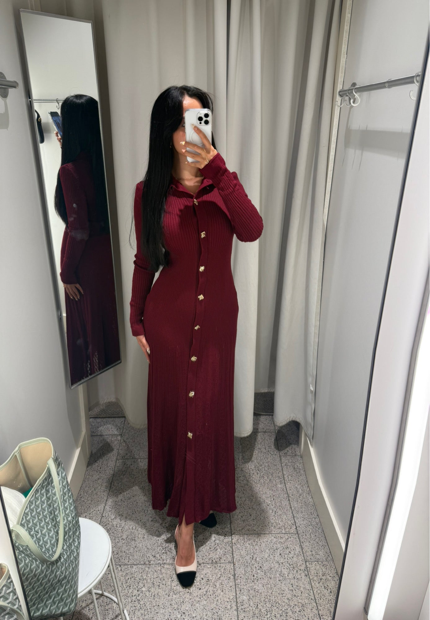 Aylana Bordo Elbise
