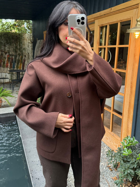 Bella Kahverengi Atkılı Kaban