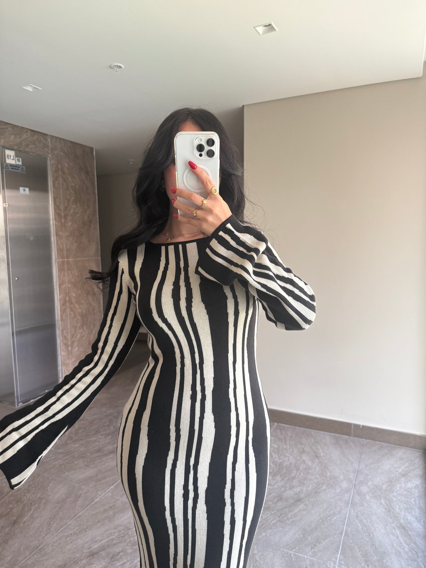 Eliza Triko Uzun Elbise