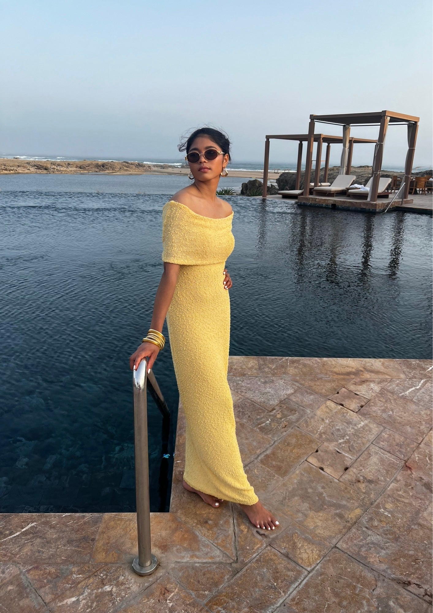 Maldive Sarı Elbise