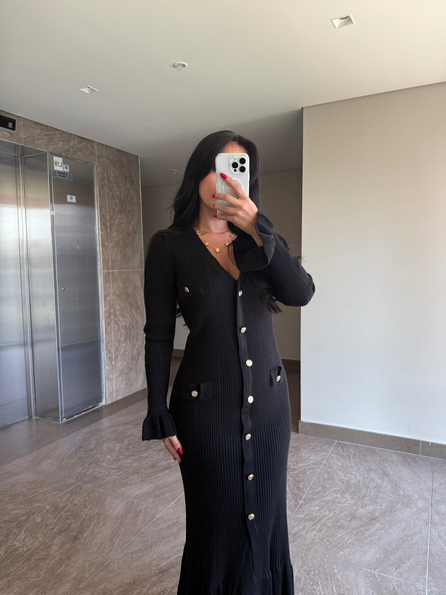 Joanna Siyah Elbise