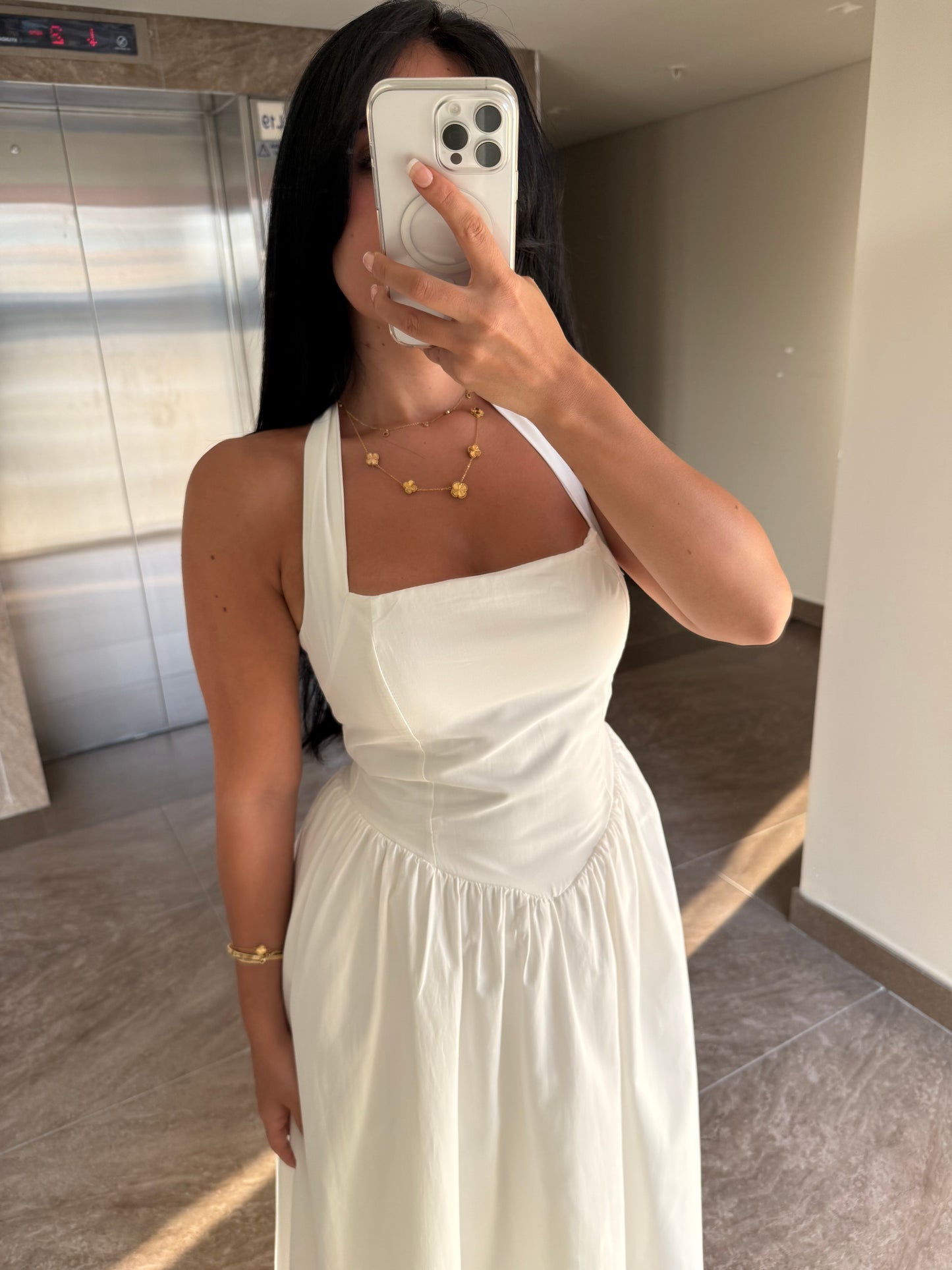 Vera Beyaz Elbise