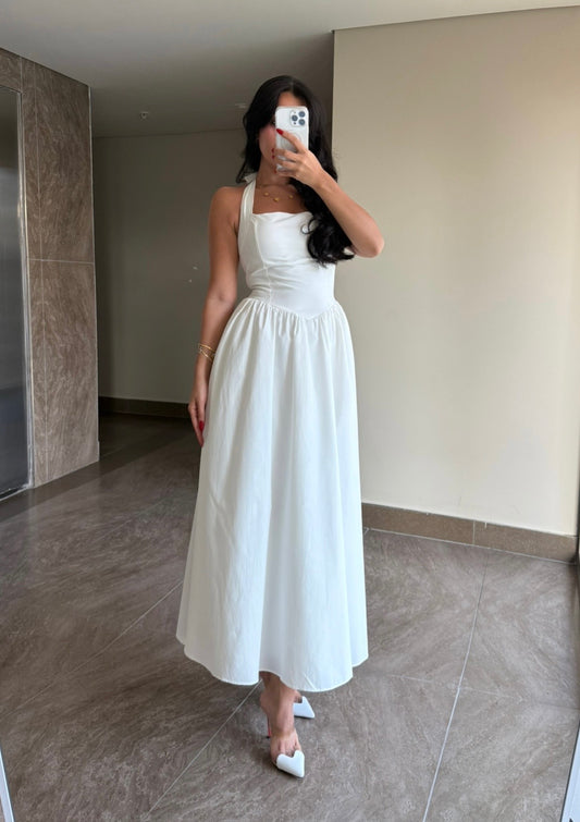 Vera Beyaz Elbise
