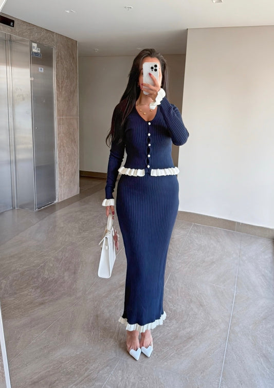 Lily lacivert Triko Takım