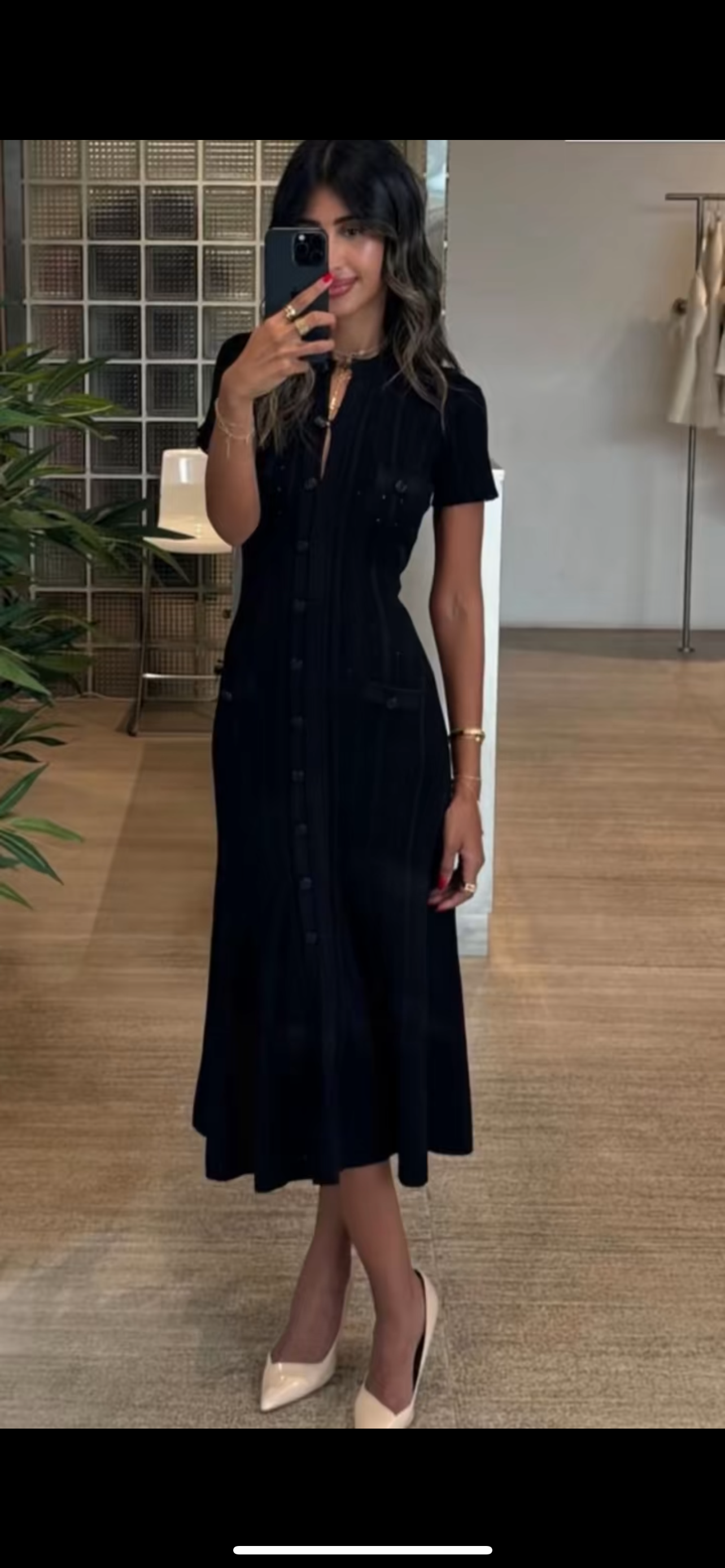 Aurora Siyah Elbise