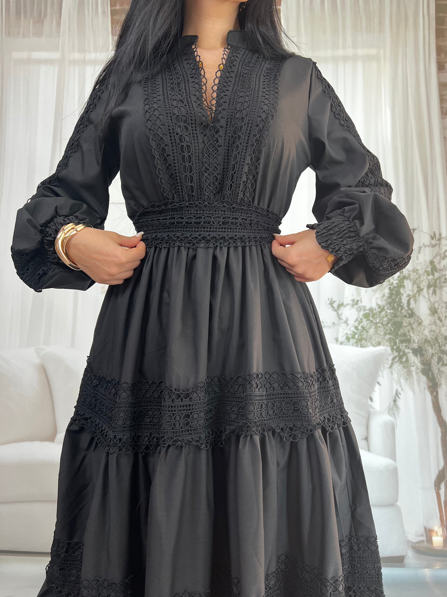 Linda Siyah Elbise