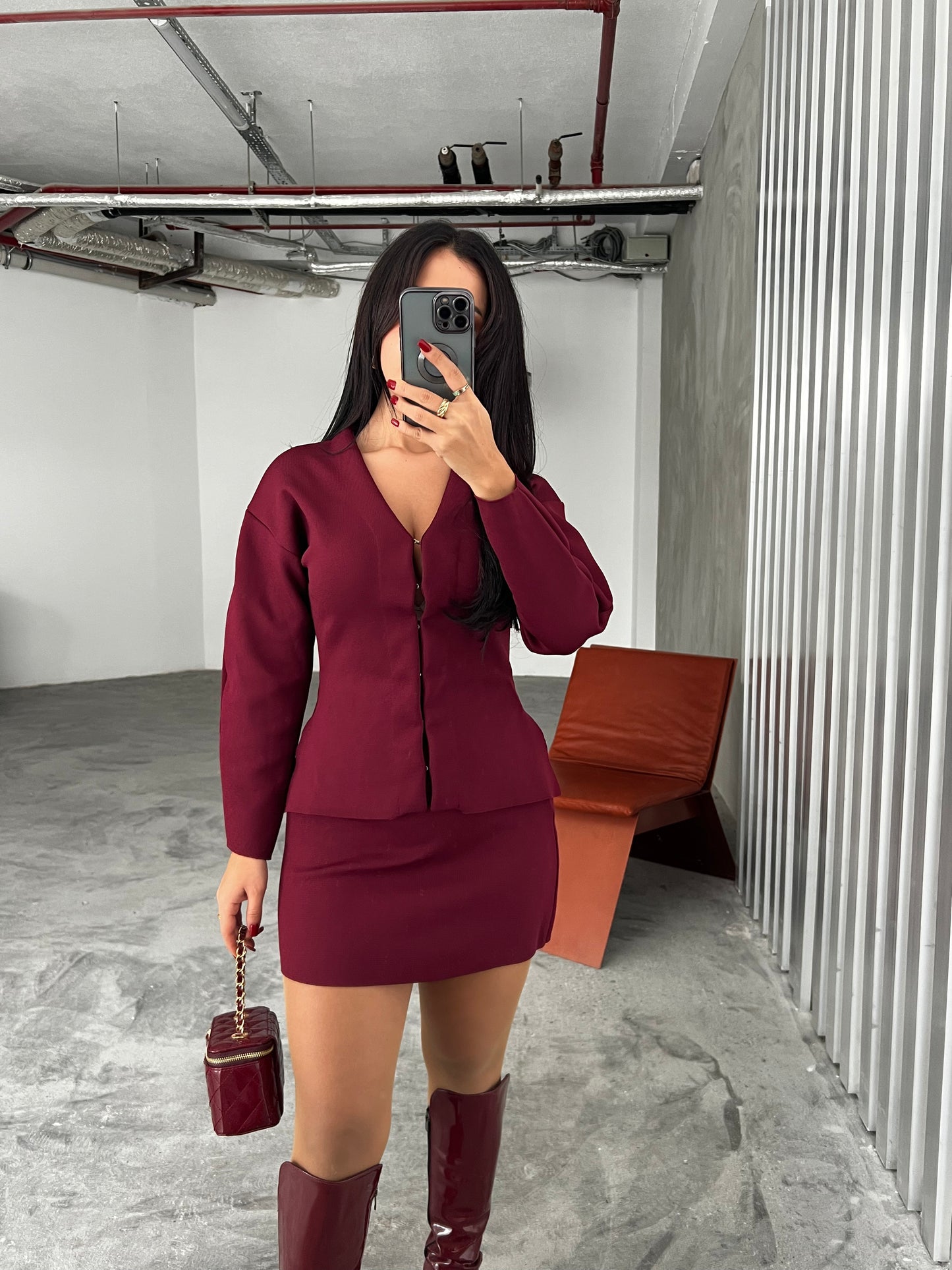Naya Etek Bordo Takımı