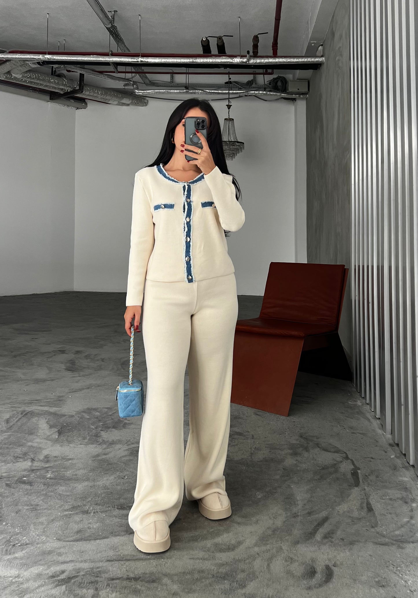 Zina Detaylı Triko Takım