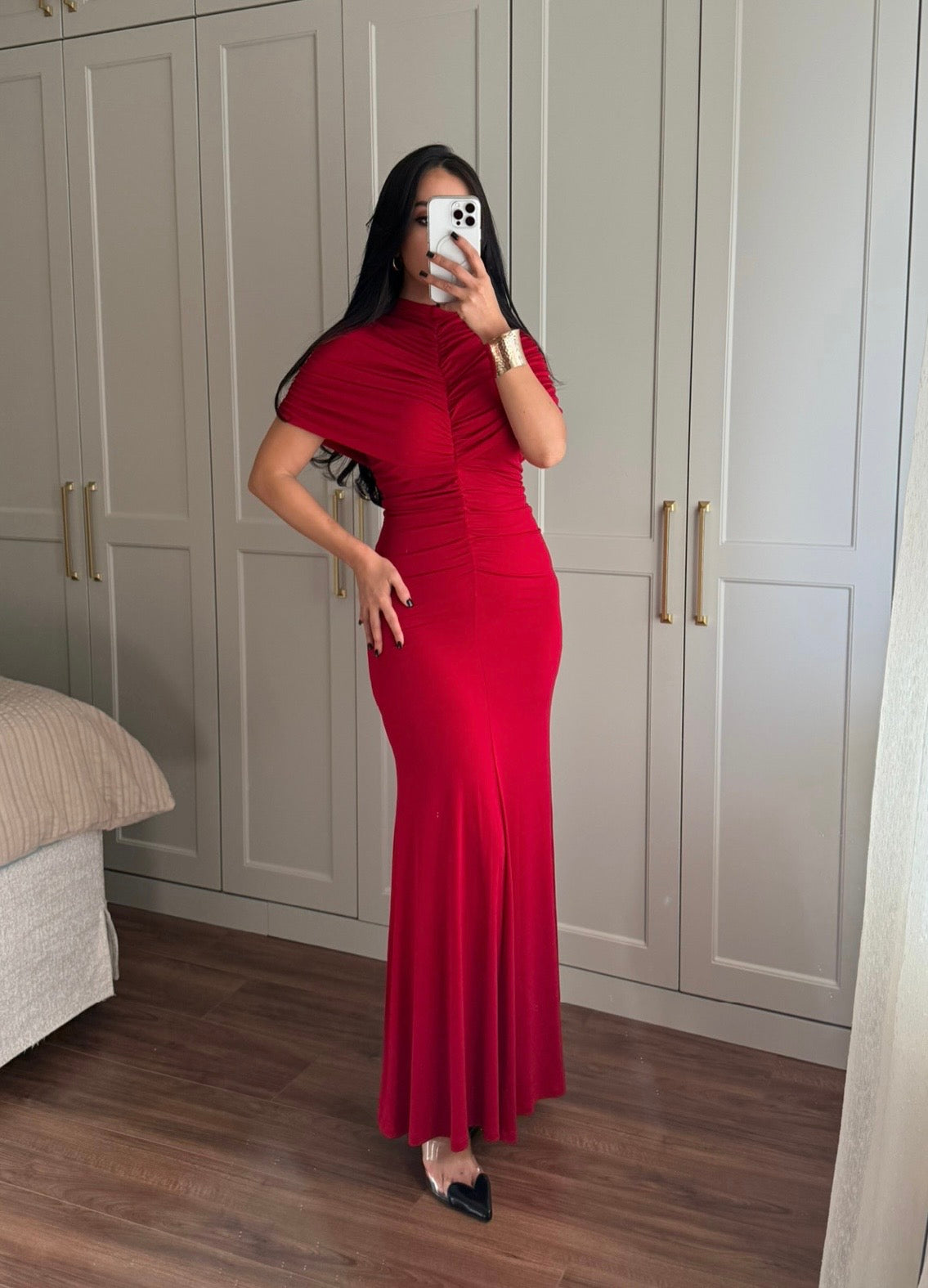 Ashley Elbise –Kırmızı