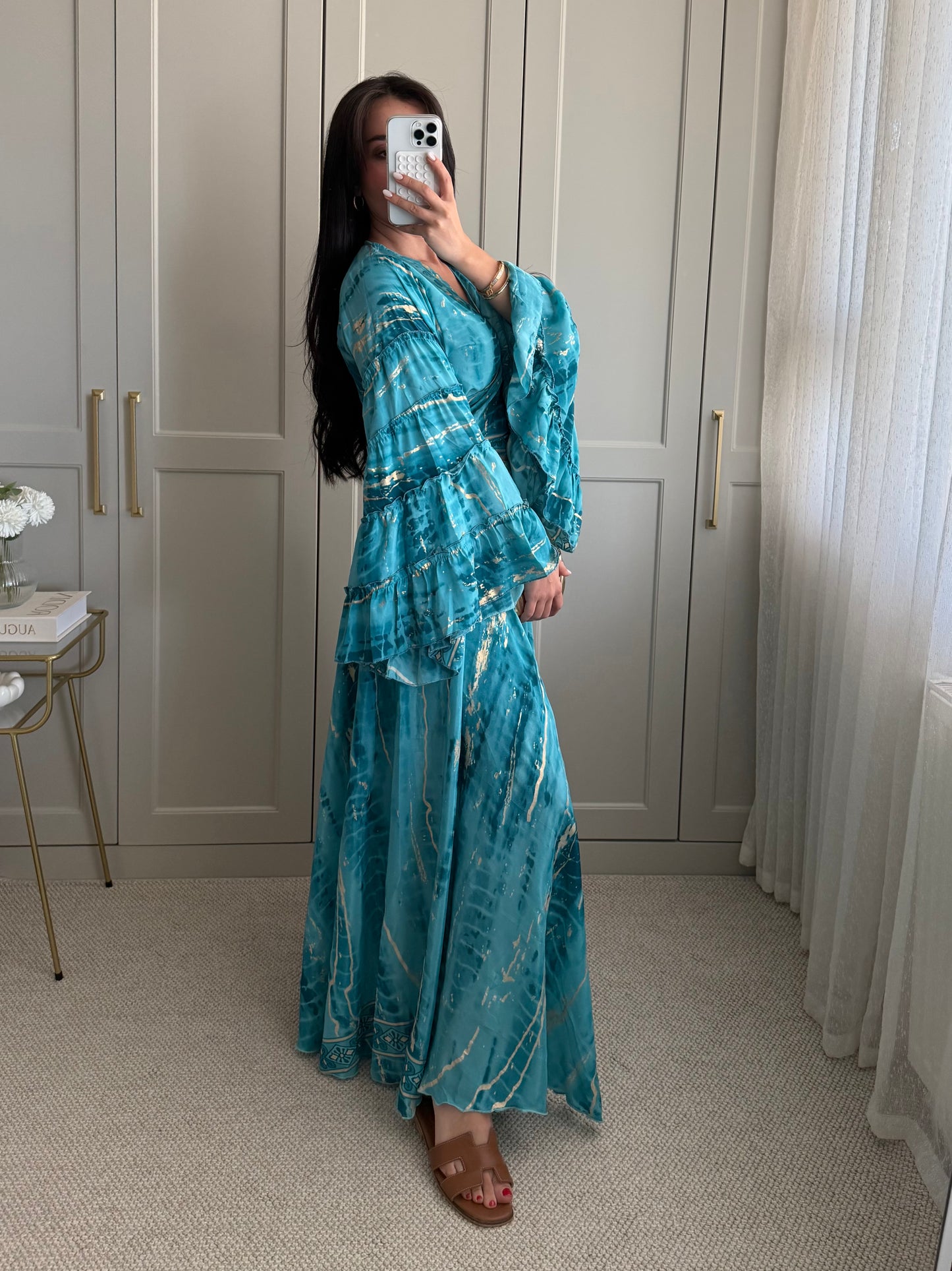 Jasmin Etek Pantolon Takım-Turkuaz
