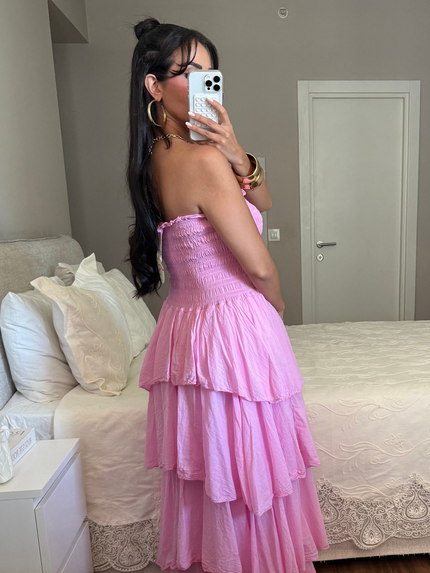Milano Elbise - Pembe