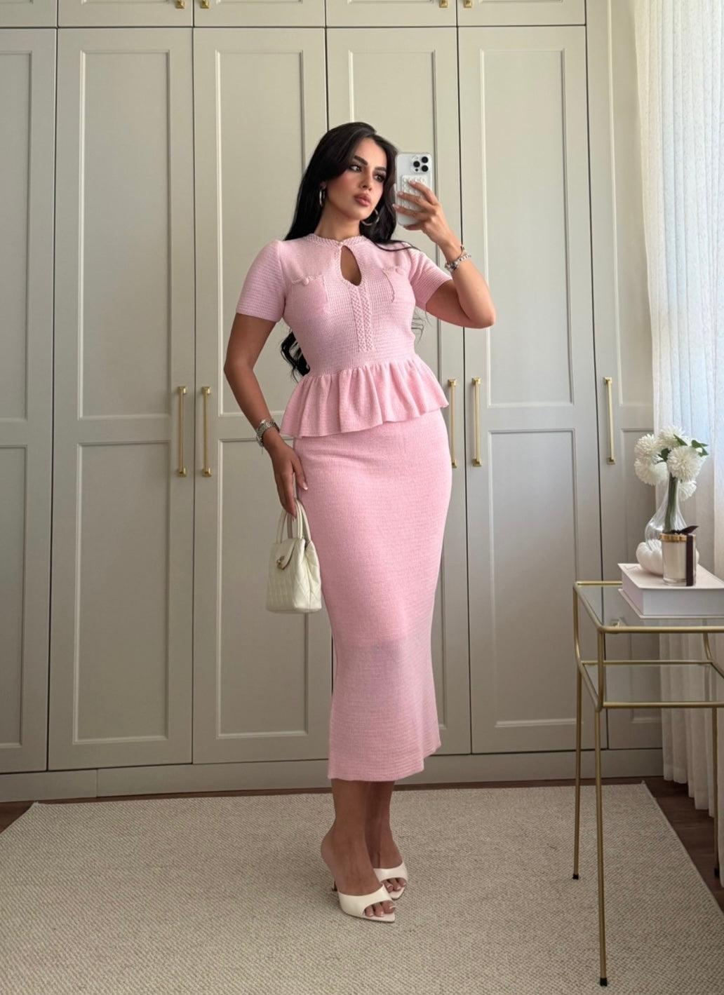 Britney Üst Ve Etek Takımı- Pembe
