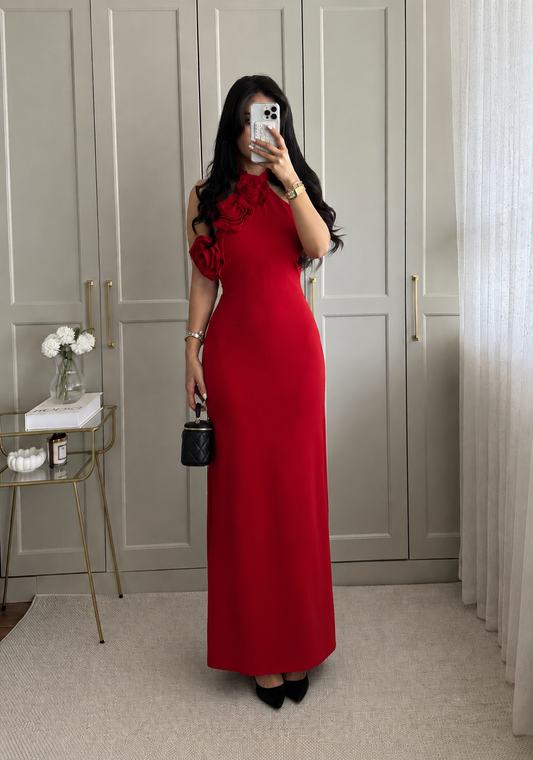 Maria kırmızı Elbise