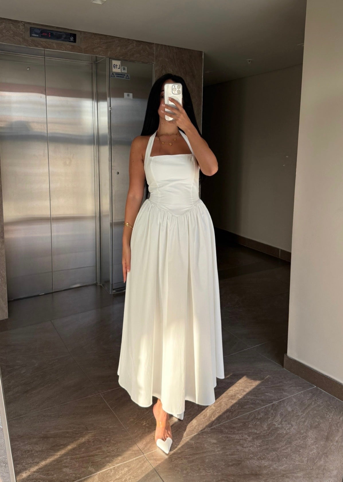 Vera Beyaz Elbise