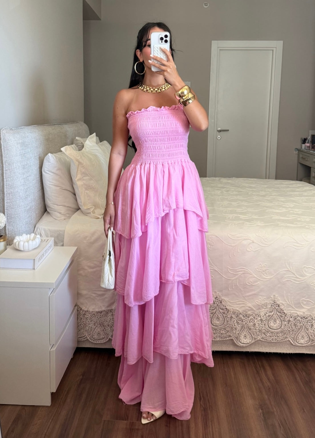 Milano Elbise - Pembe