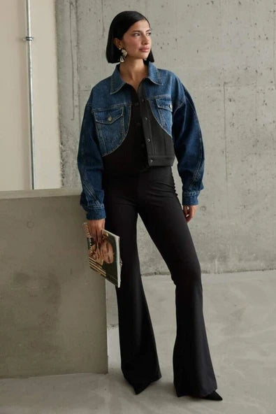 Crop Jean Ceket