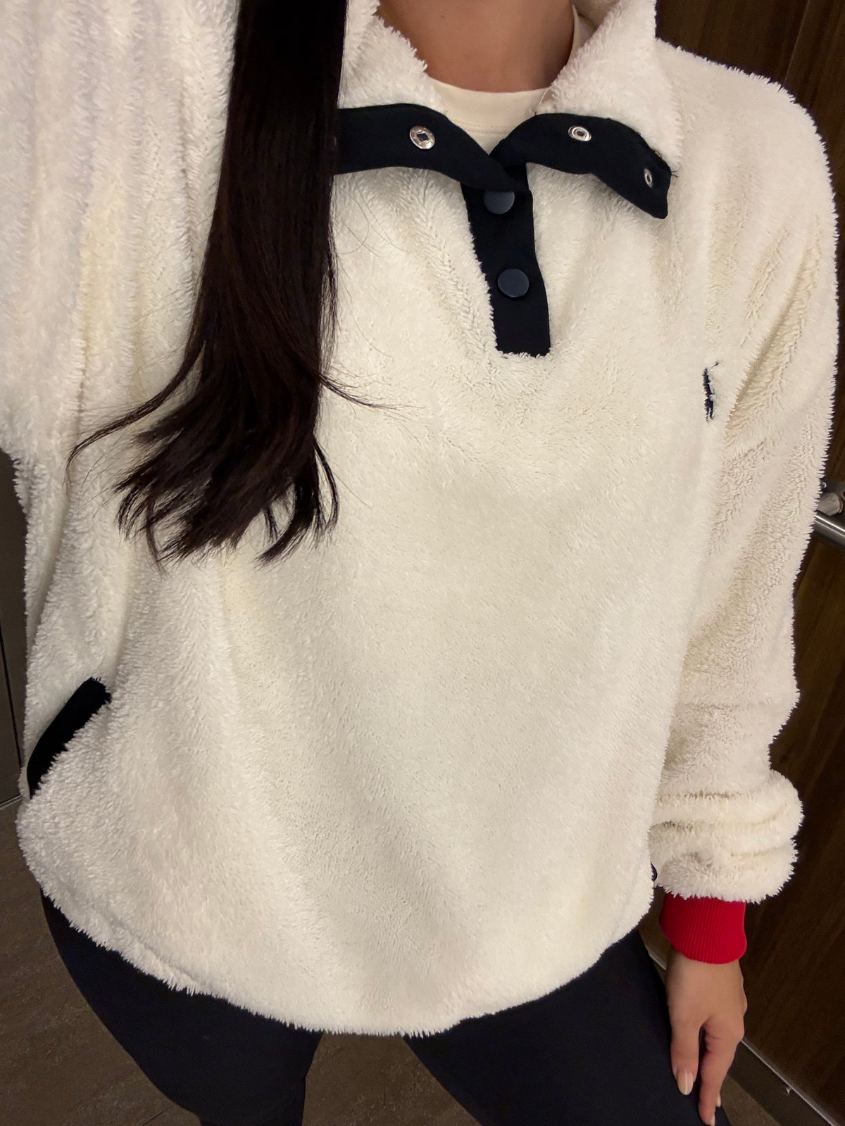 Luna Ayıcık Nakışlı Peluş Sweatshirt