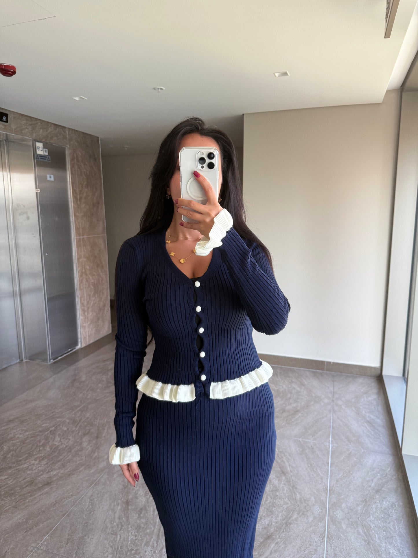 Lily lacivert Triko Takım