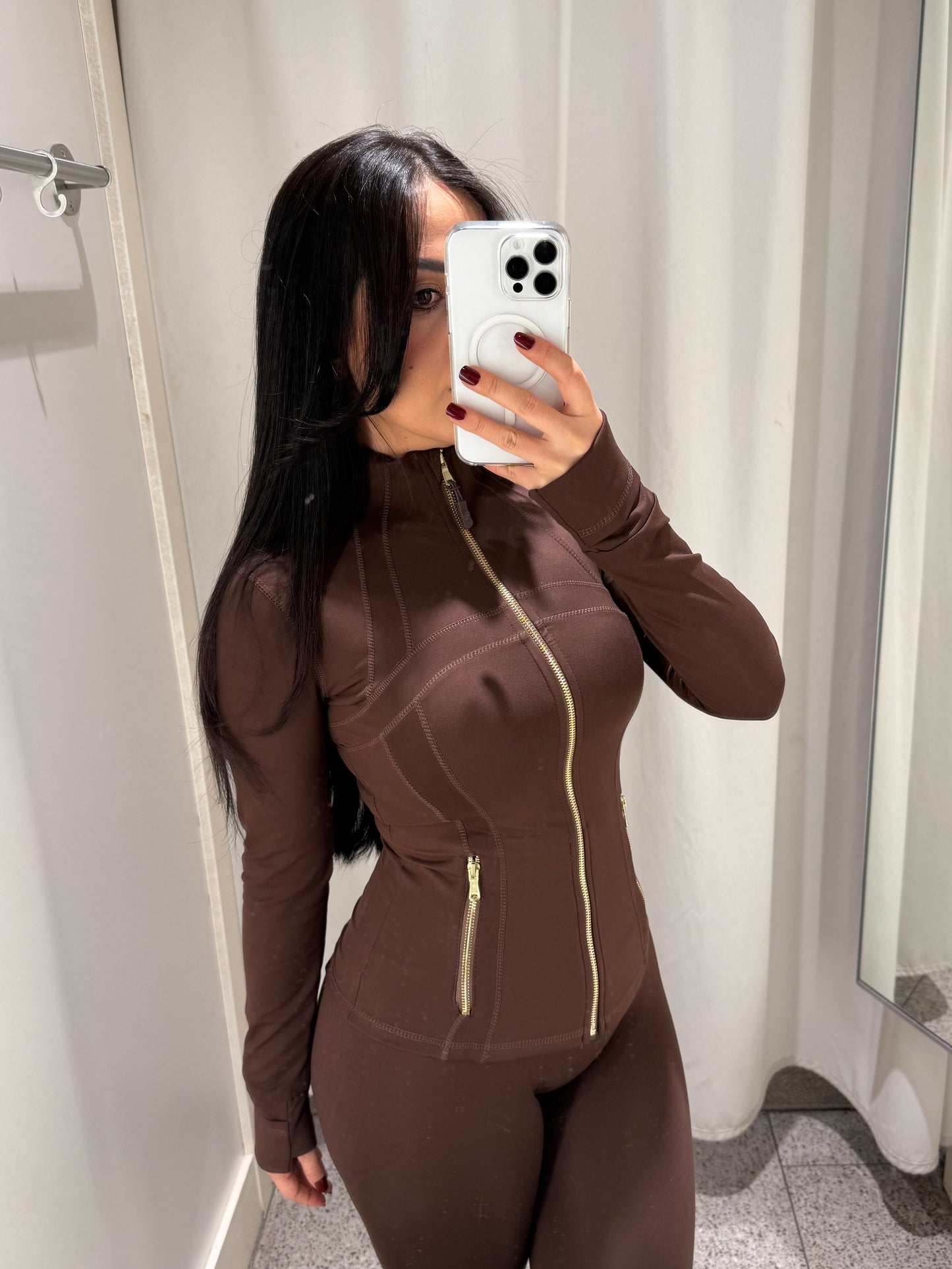 Lululemon Kahverengi Premium Kalite Spor Takımı