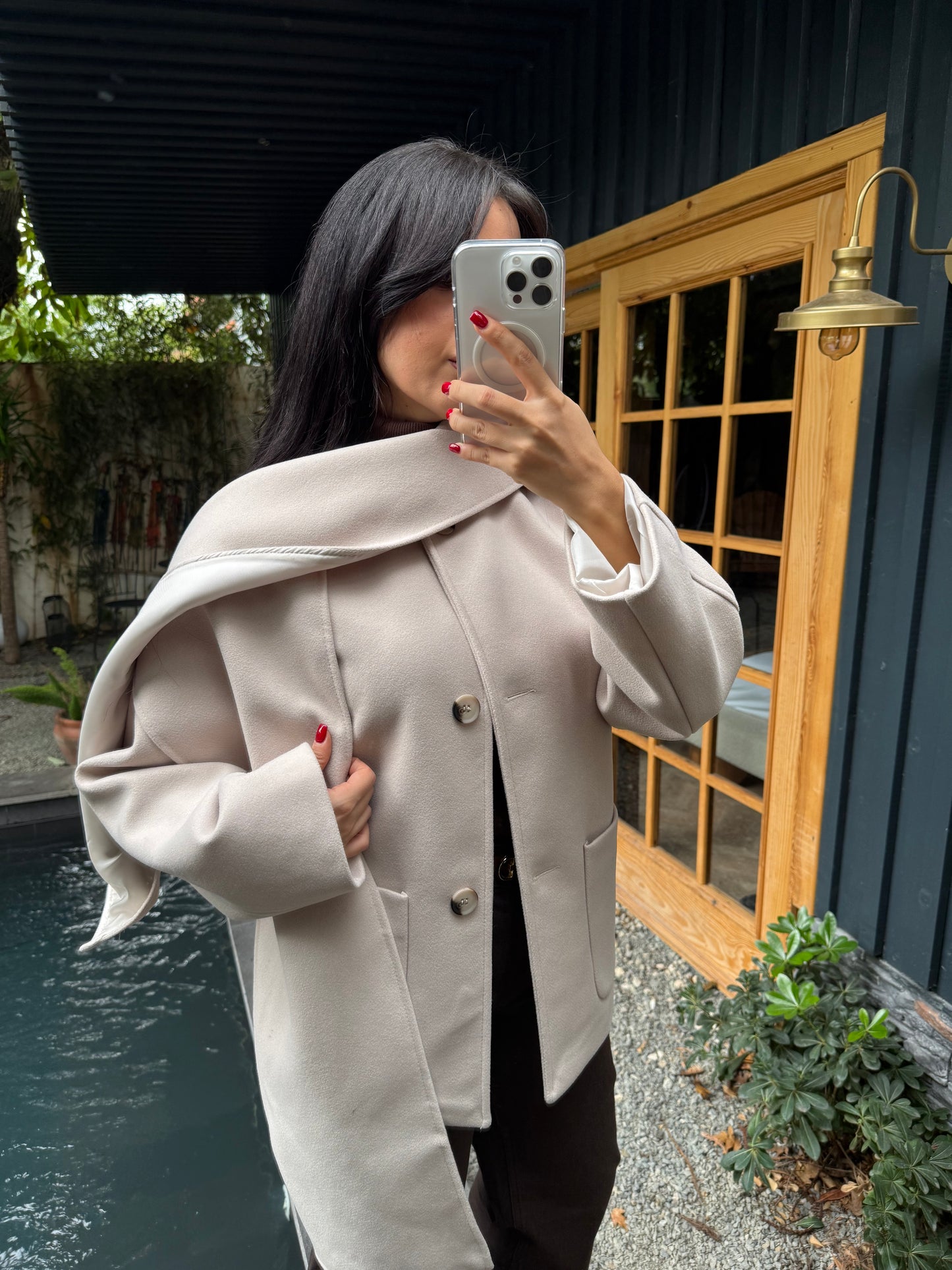 Bella Bej Atkılı Kaban