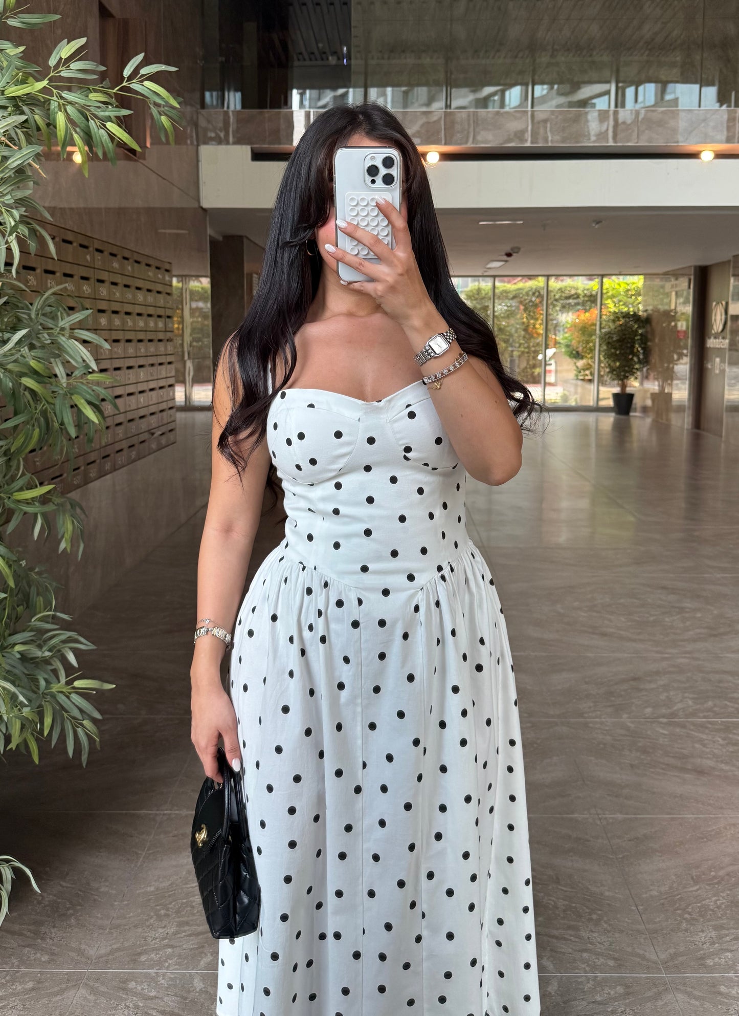 Portofino Elbise -Beyaz