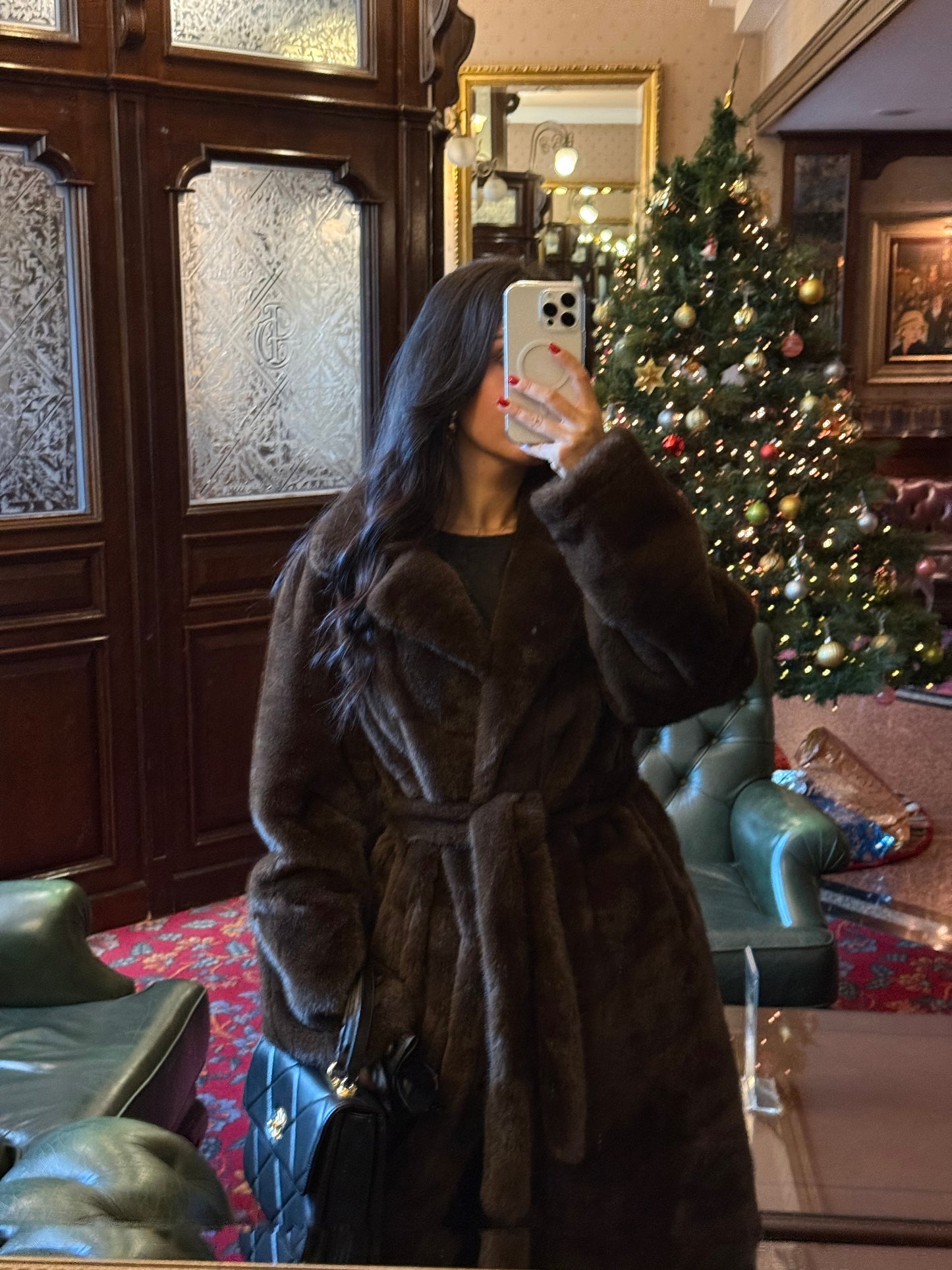 Coco Uzun İthal Kürk Mont