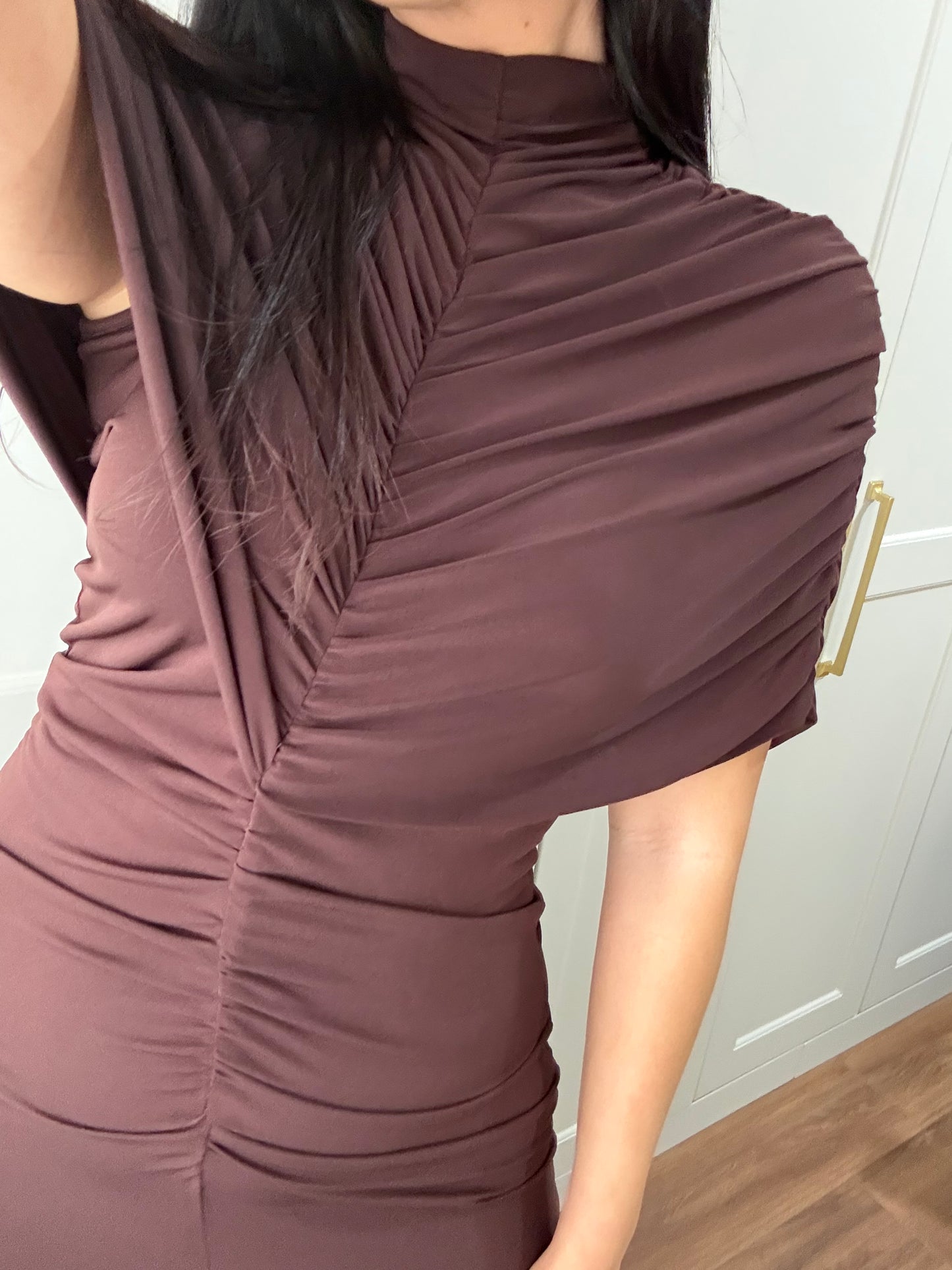 Ashley Elbise – Kahverengi