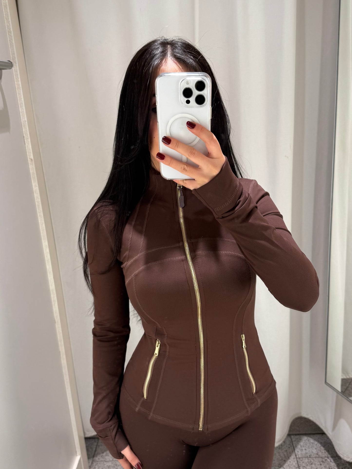 Lululemon Kahverengi Premium Kalite Spor Takımı