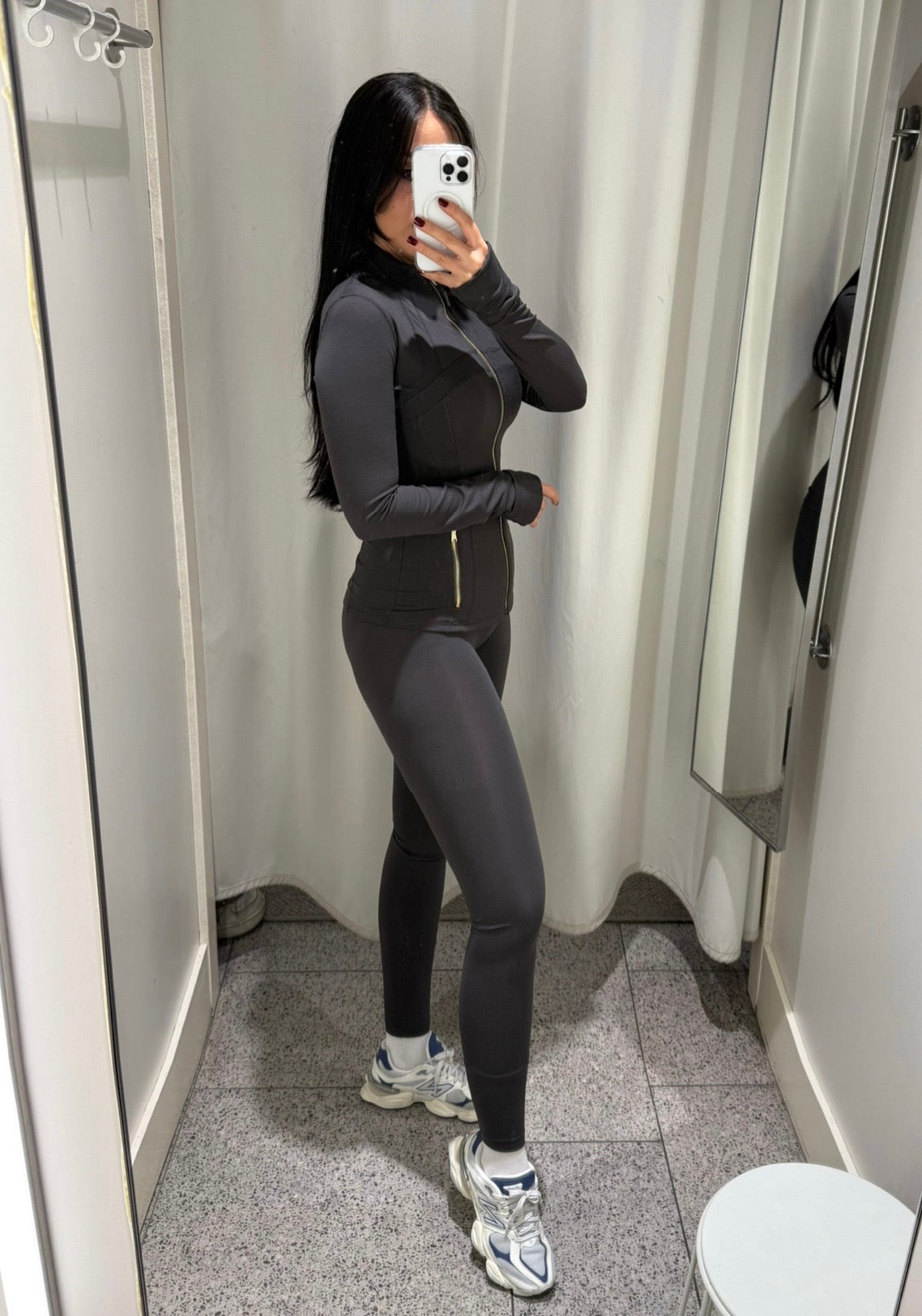 Lululemon Gri Premium Kalite Spor Takımı