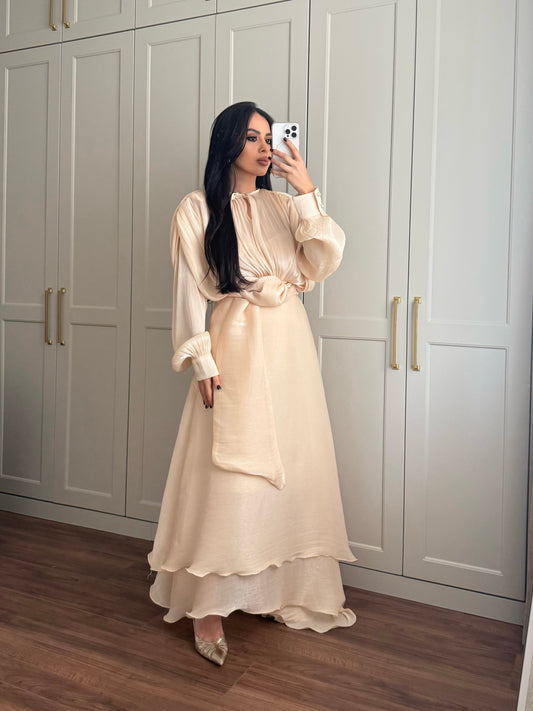 Aylin Prenses Elbisesi – Krem