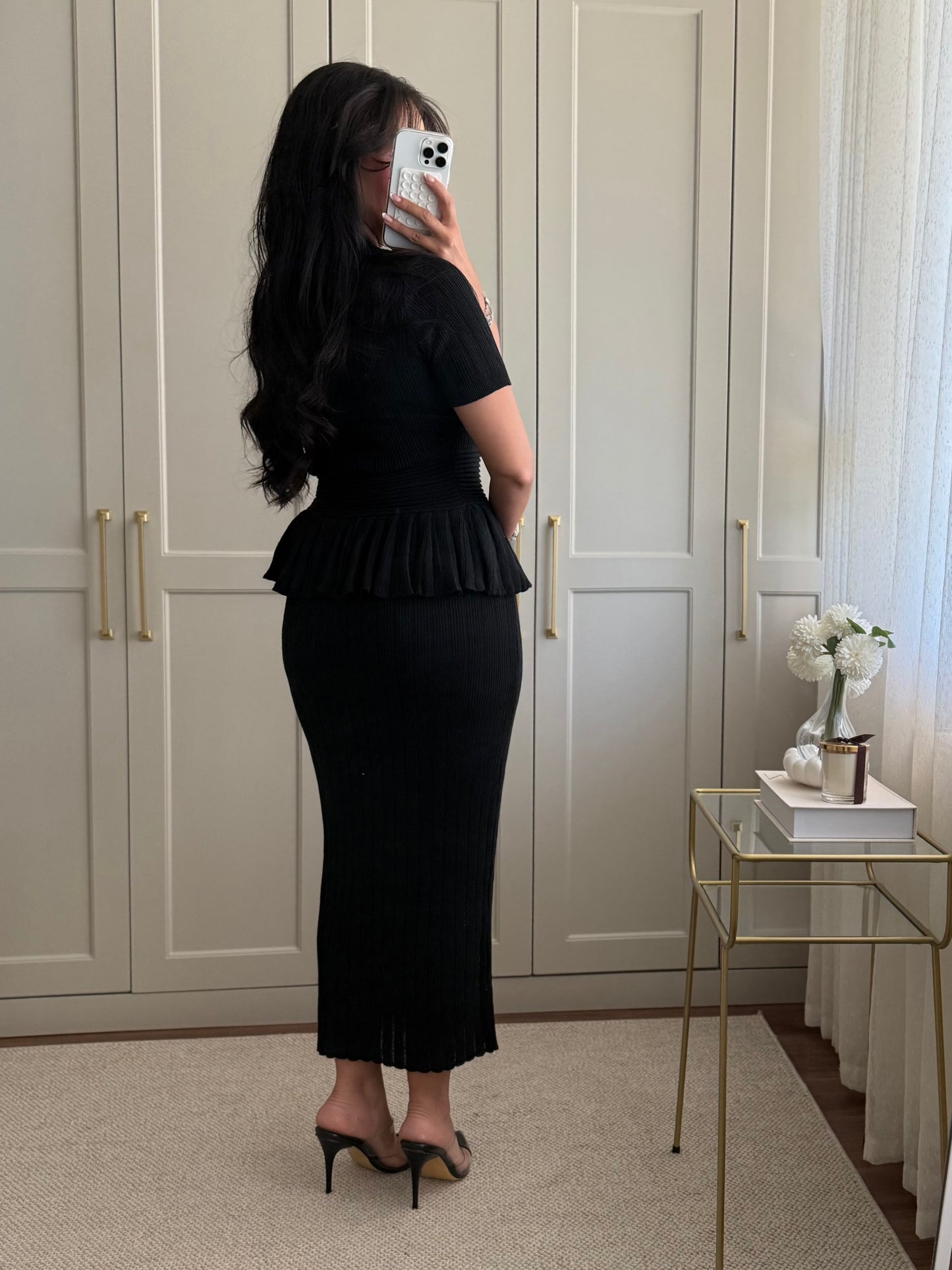 Diana Üst Ve Etek Takımı- Siyah