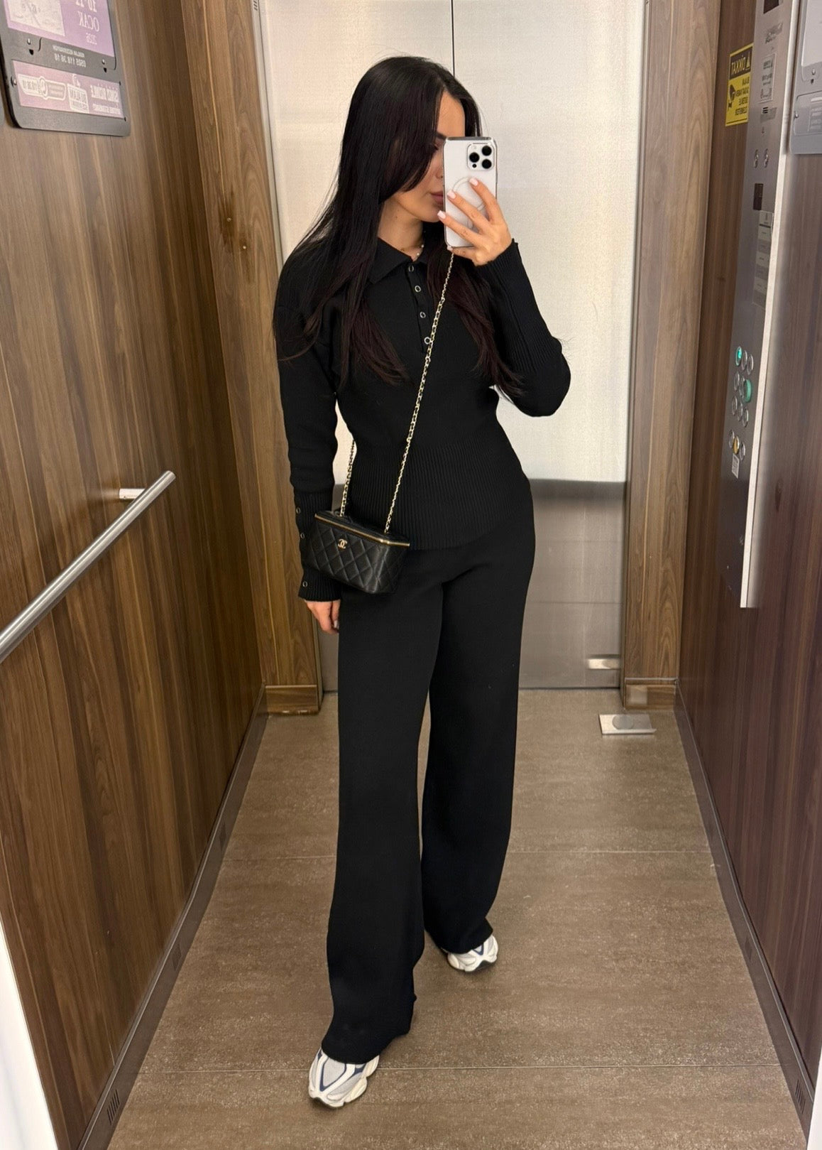 Yara Siyah Triko Takım