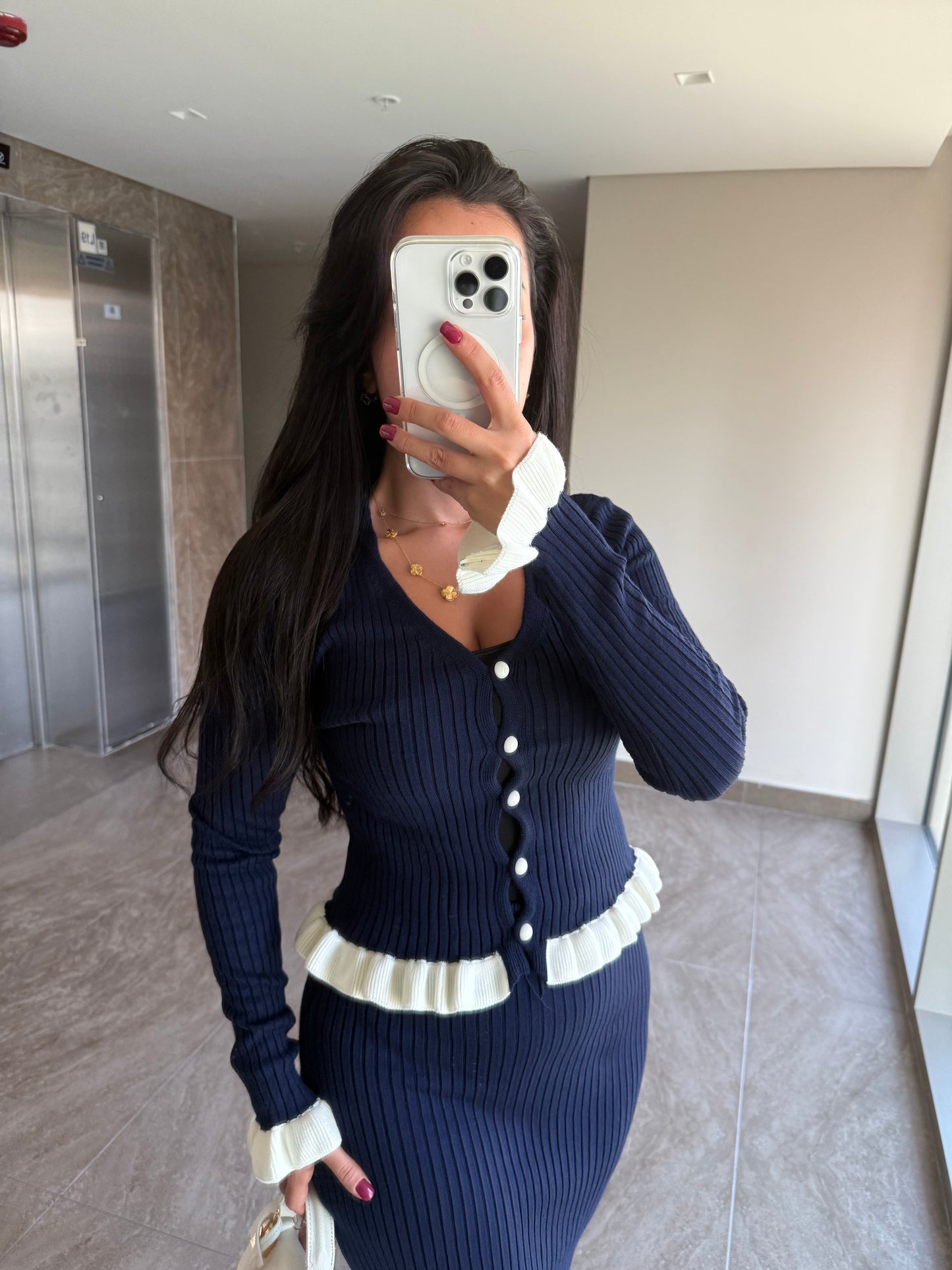 Lily lacivert Triko Takım