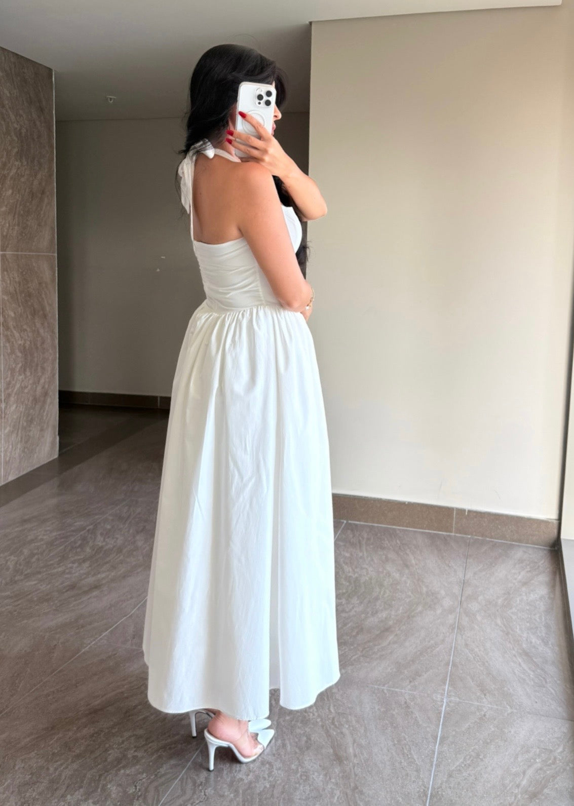 Vera Beyaz Elbise