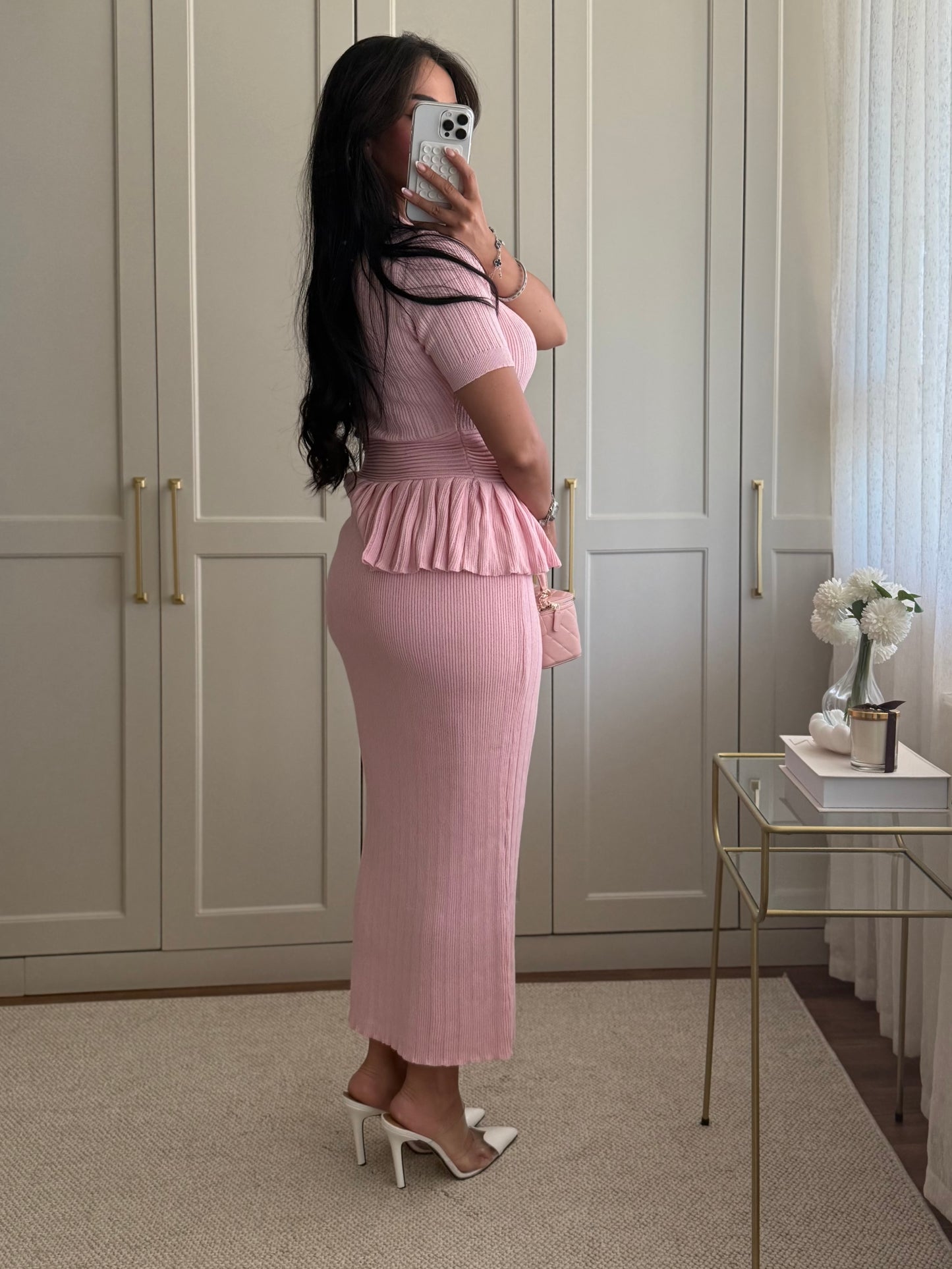 Diana Üst Ve Etek Takımı- Pembe