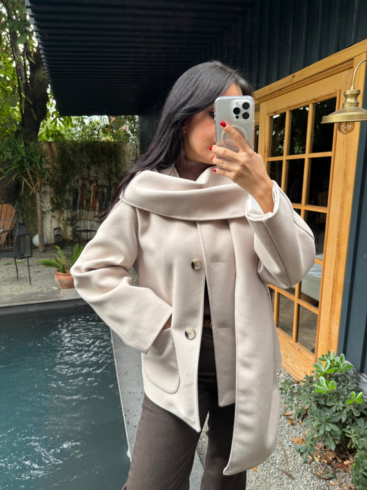 Bella Bej Atkılı Kaban