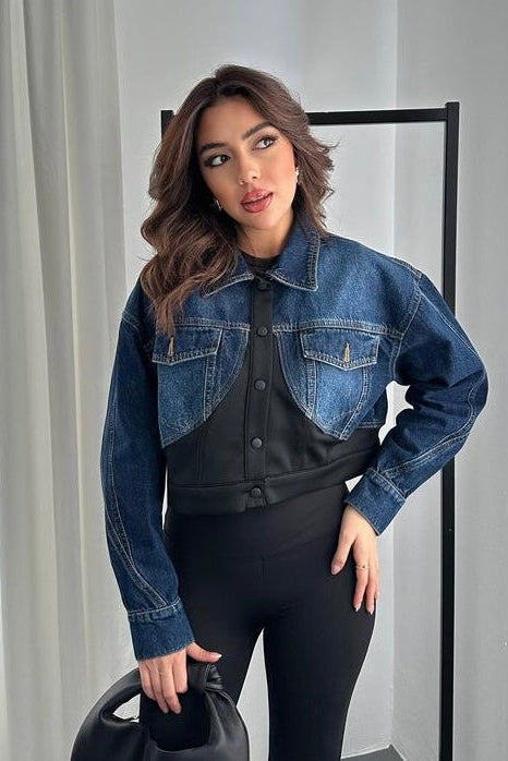 Crop Jean Ceket