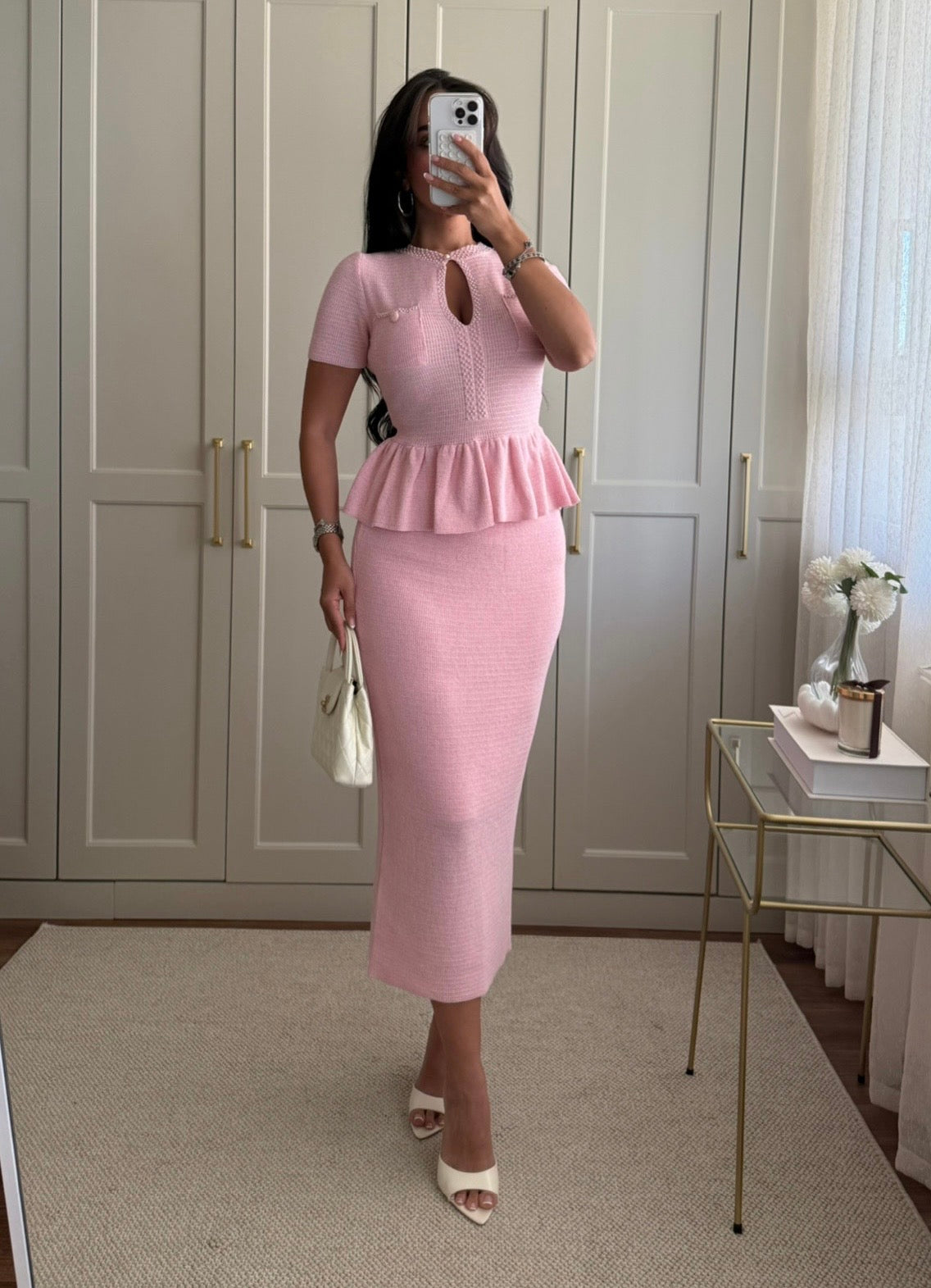 Britney Üst Ve Etek Takımı- Pembe