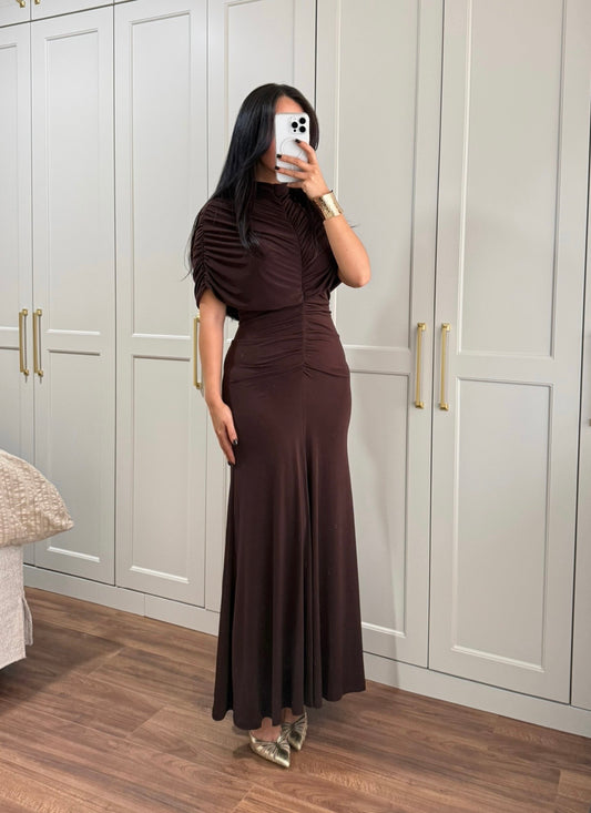 Ashley Elbise – Kahverengi