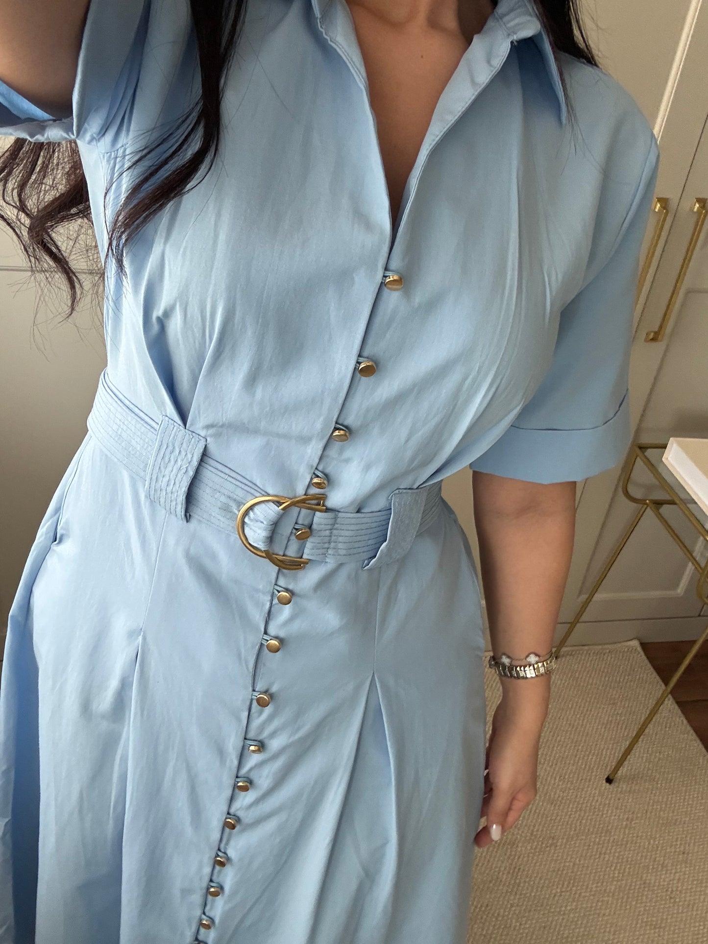Bahar Elbisesi - Mavi