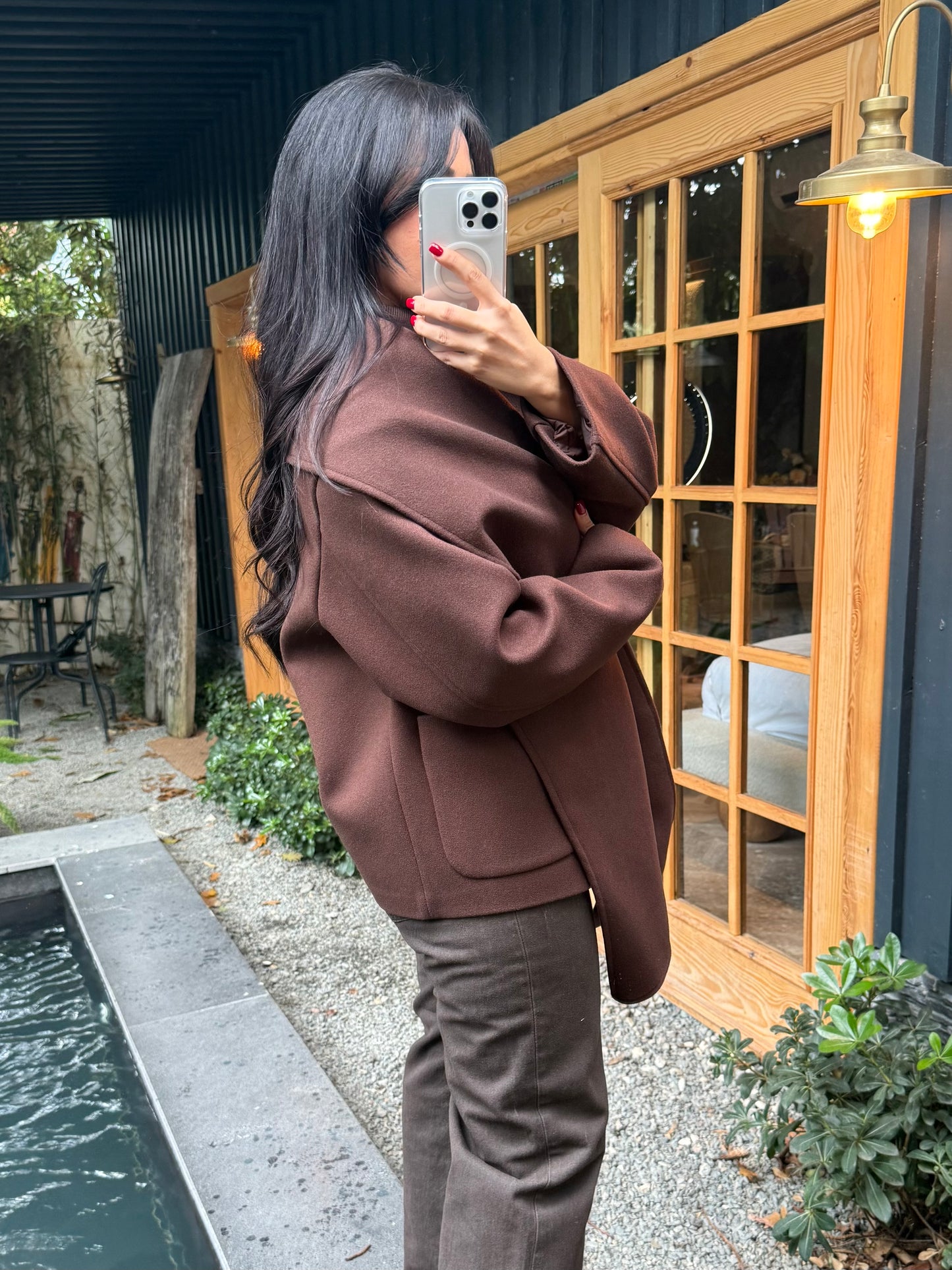 Bella Kahverengi Atkılı Kaban