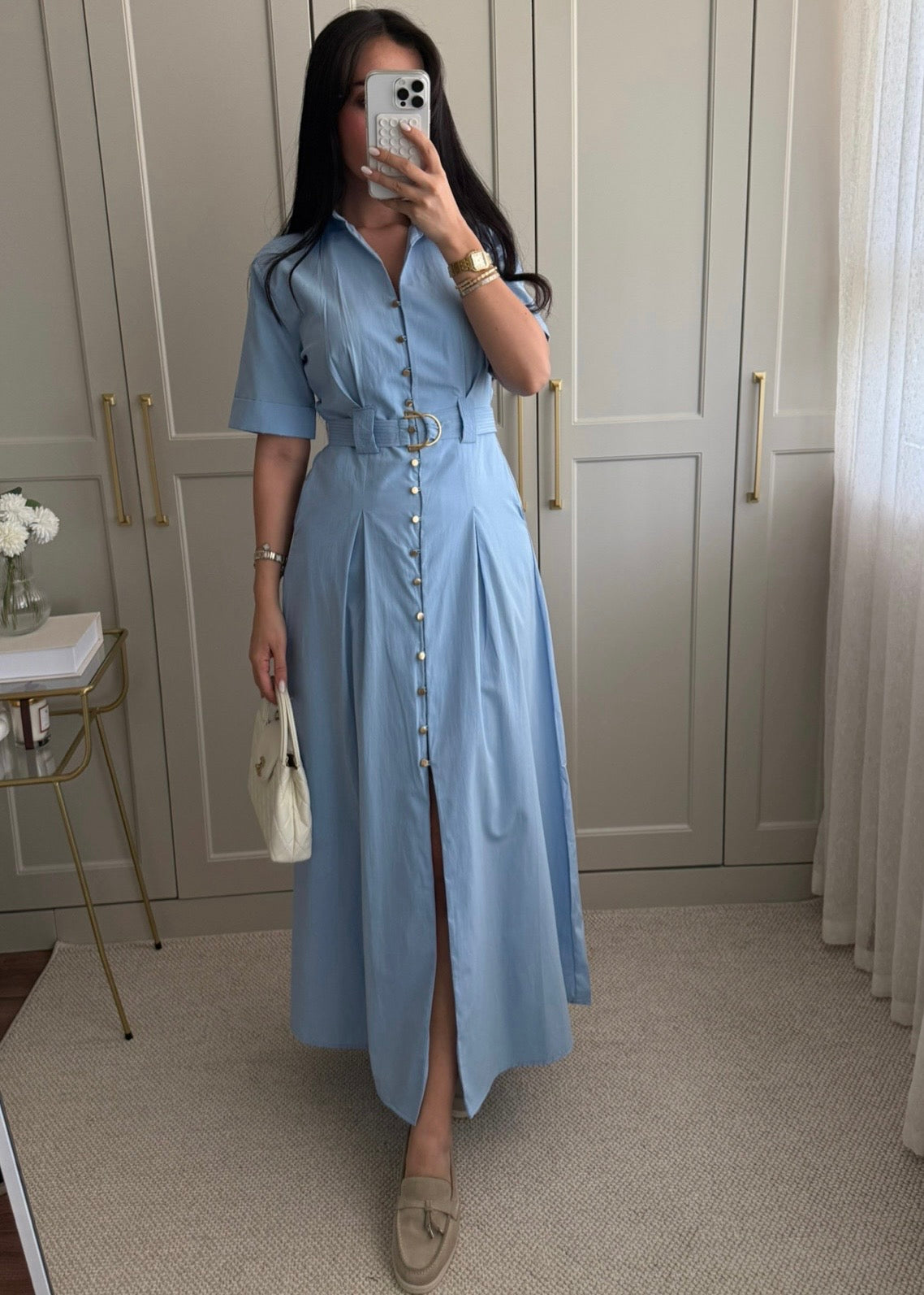 Bahar Elbisesi - Mavi