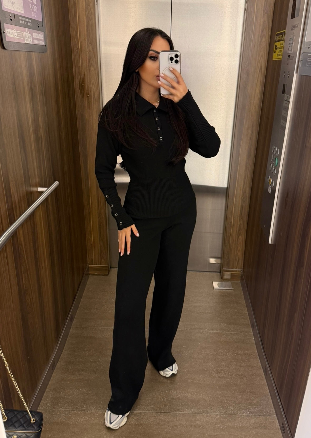 Yara Siyah Triko Takım