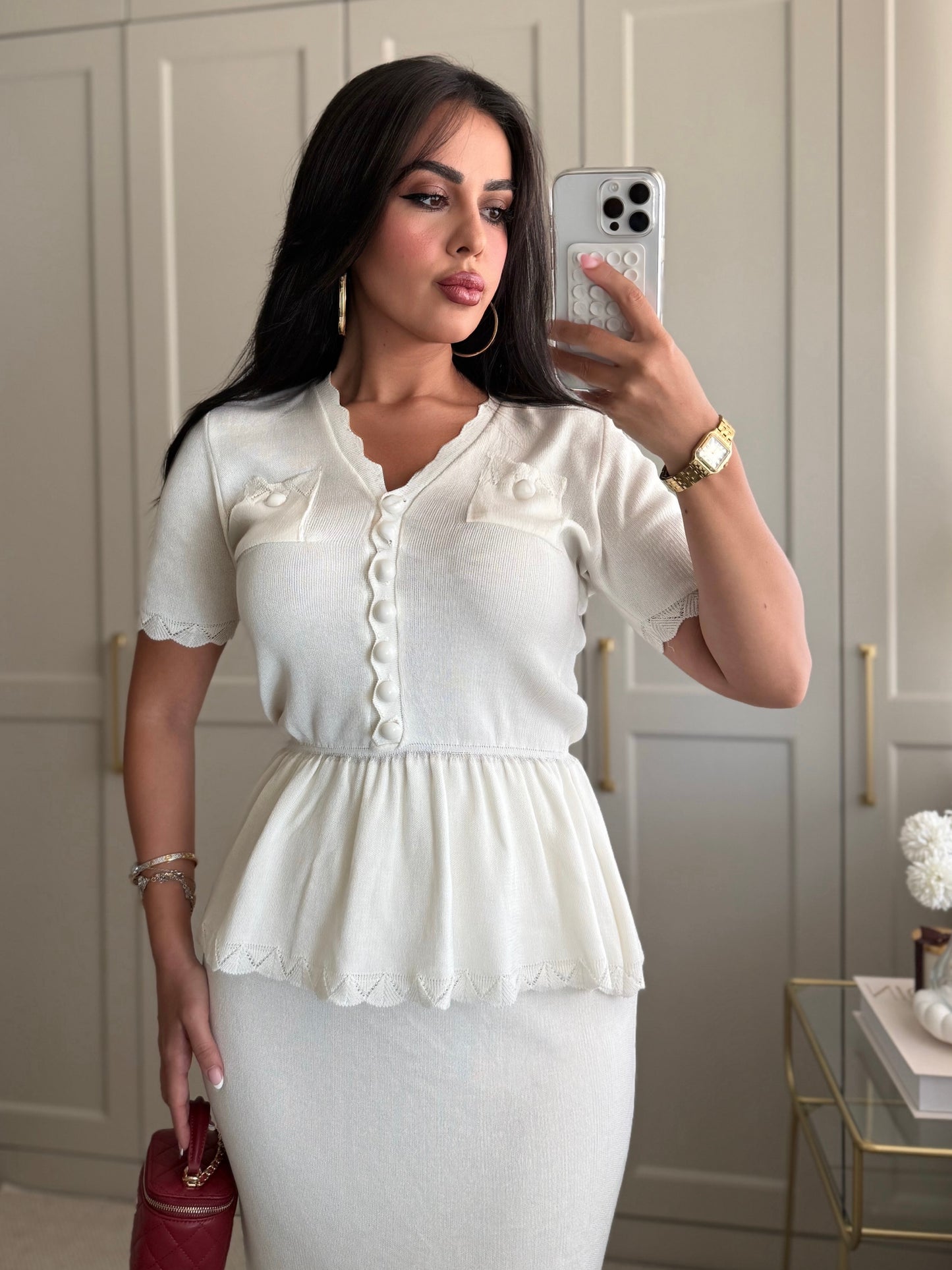 France Elbise-Ekru