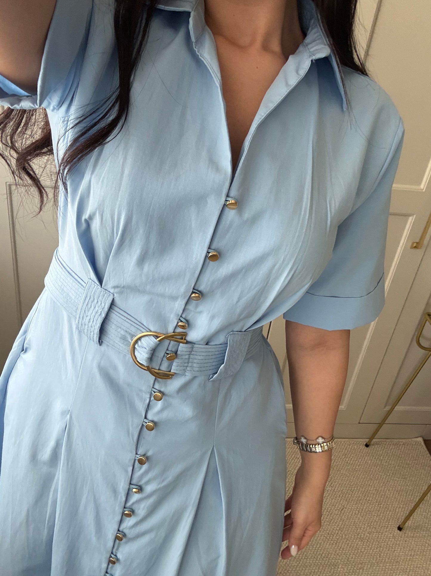Bahar Elbisesi - Mavi
