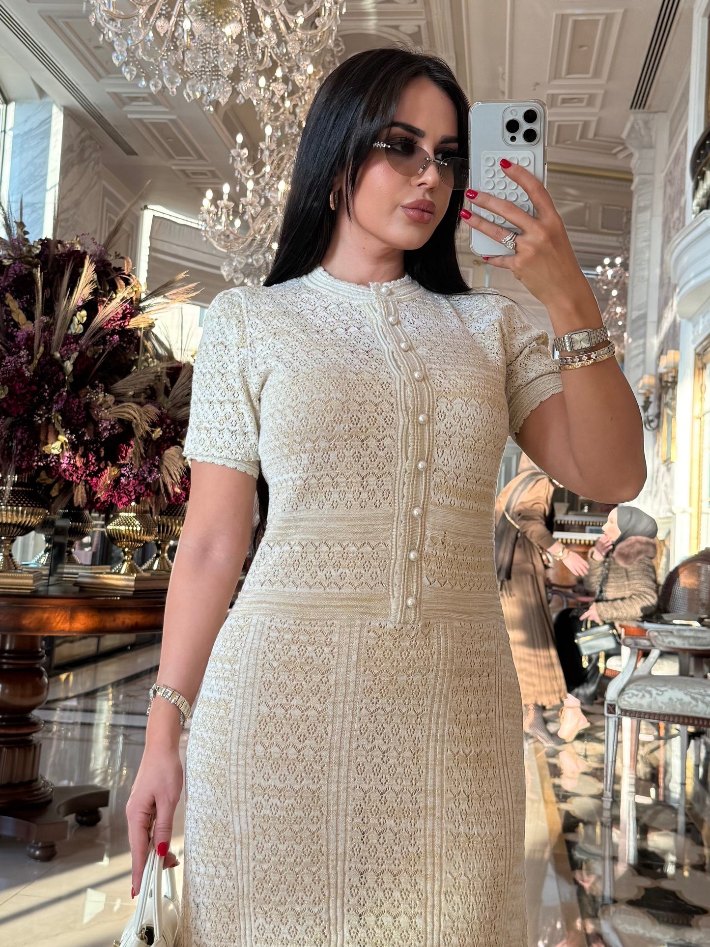 Amoura Elbise - Altın