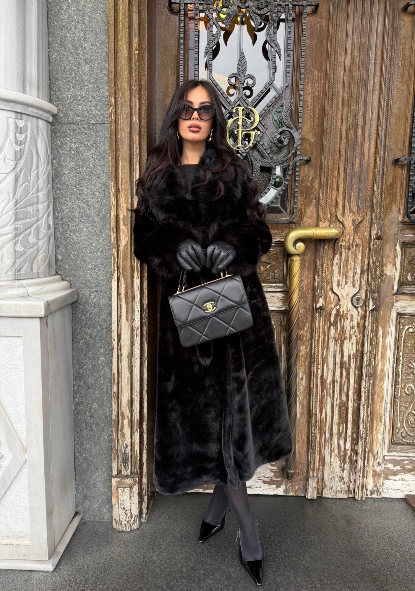 Amira Uzun İthal Kürk Mont